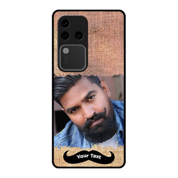 Vivo V30 Pro 5G Custom Glass Phone Case - With Texture Design