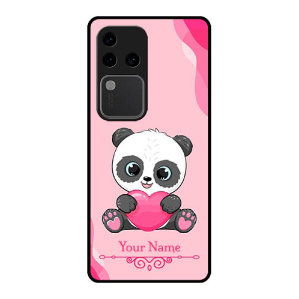 Vivo V30 Pro 5G Custom Glass Phone Case - Cute Panda Design