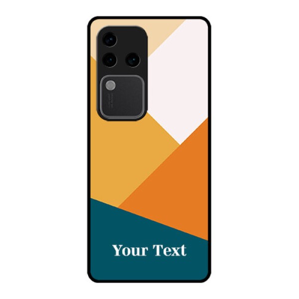 Vivo V30 Pro 5G Custom Glass Phone Case - Stacked Multi - Colour Design Vivo V30 Pro 5G Custom Glass Phone Case - Stacked Multi - Colour Design