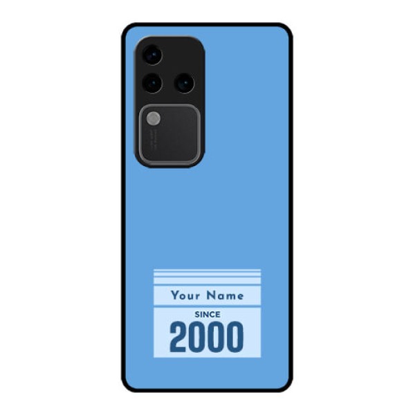 Vivo V30 Pro 5G Custom Glass Phone Case - Custom Year Of Birth Design