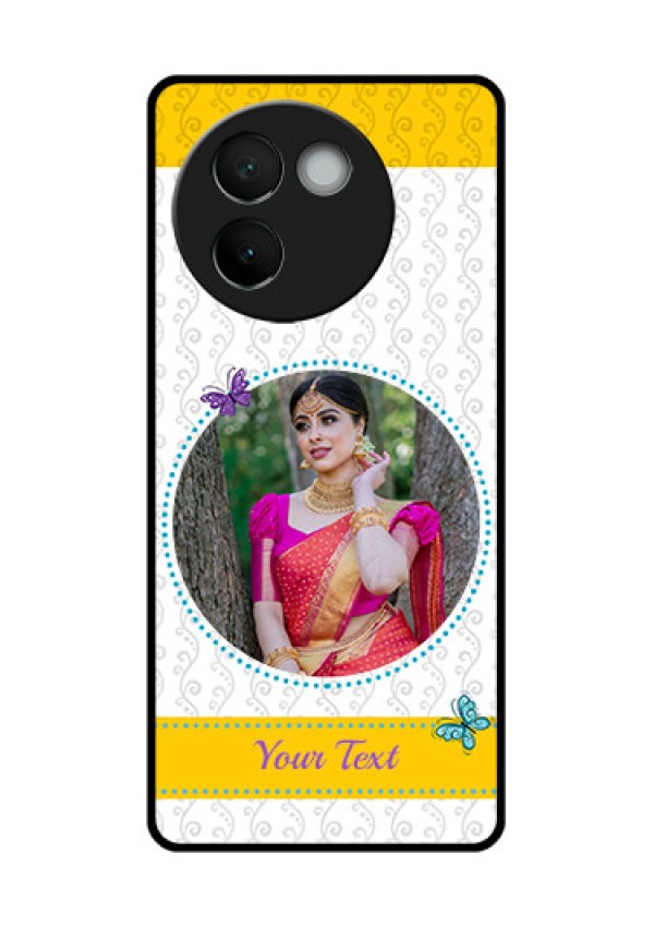 Vivo V30E 5G Custom Glass Phone CaseGirls Premium Case Design
