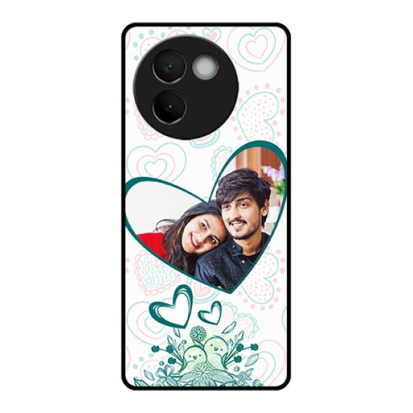 Vivo V30E 5G Custom Glass Phone CasePremium Couple Design