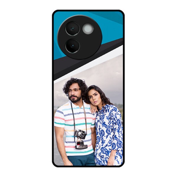 Vivo V30E 5G Custom Glass Phone CaseSimple Pattern Photo Upload Design Vivo V30E 5G Custom Glass Phone CaseSimple Pattern Photo Upload Design