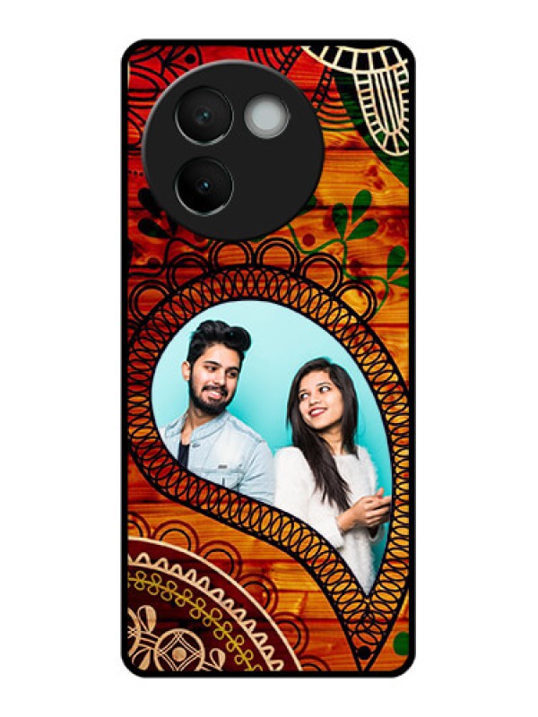 Custom Vivo V30E 5G Custom Glass Phone CaseAbstract Colorful Design