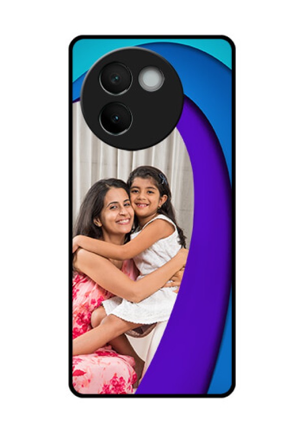 Vivo V30E 5G Custom Glass Phone CaseSimple Pattern Design