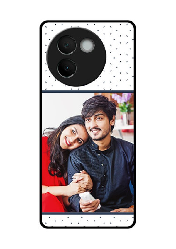 Vivo V30E 5G Custom Glass Phone CasePremium Dot Design