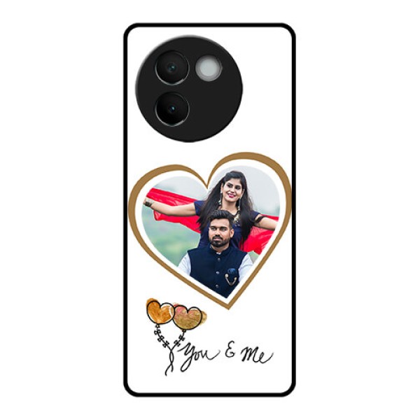 Vivo V30E 5G Custom Glass Phone CaseYou and Me Design
