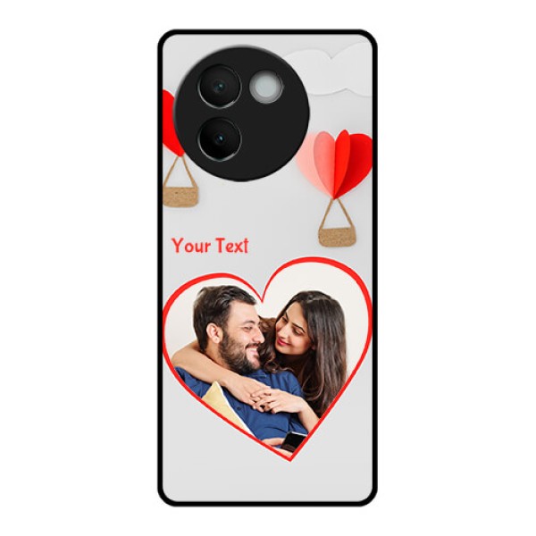 Vivo V30E 5G Custom Glass Phone CaseParachute Love Design Vivo V30E 5G Custom Glass Phone CaseParachute Love Design