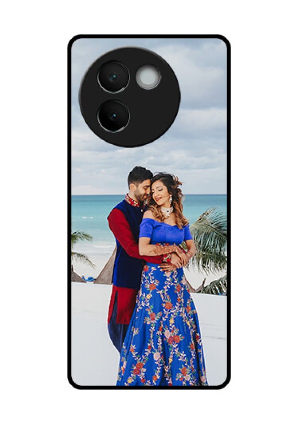 Vivo V30E 5G Custom Glass Phone CaseUpload Full Picture Design