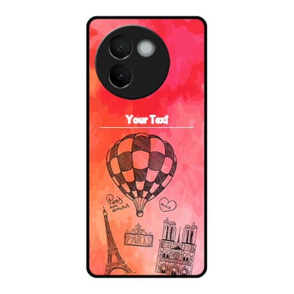 Vivo V30E 5G Custom Glass Phone CaseParis Theme Design