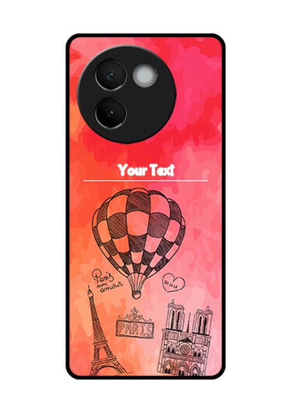 Vivo V30E 5G Custom Glass Phone CaseParis Theme Design