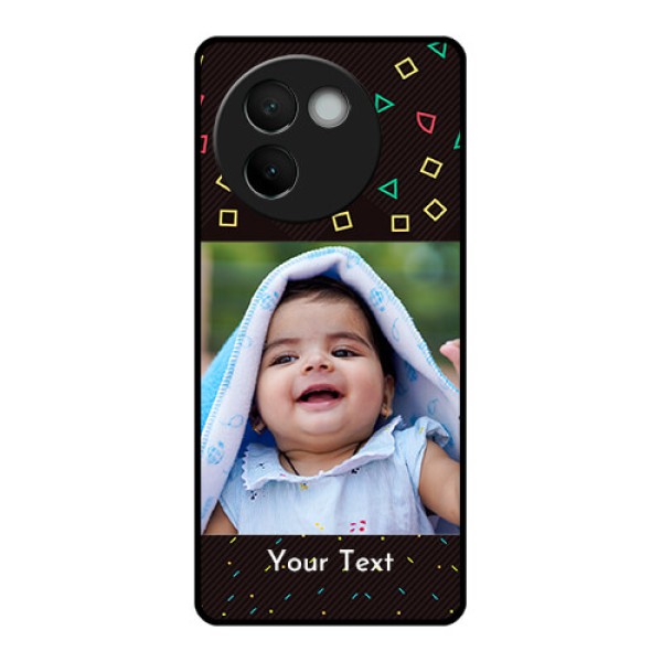 Vivo V30E 5G Custom Glass Phone CaseWith Confetti Birthday Design Vivo V30E 5G Custom Glass Phone CaseWith Confetti Birthday Design