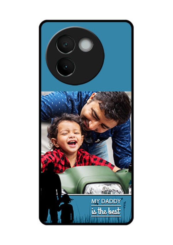 Vivo V30E 5G Custom Glass Phone CaseBest Dad Design