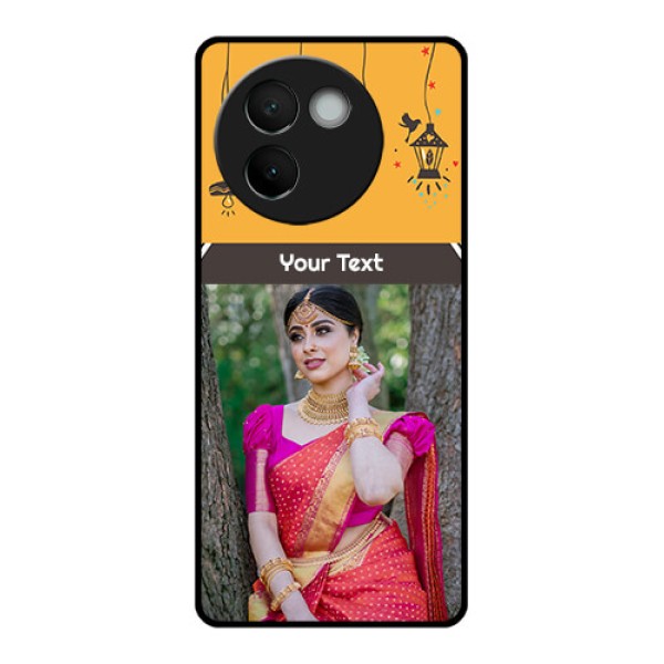 Vivo V30E 5G Custom Glass Phone CaseWith Family Picture And Icons Vivo V30E 5G Custom Glass Phone CaseWith Family Picture And Icons