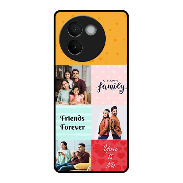 Vivo V30E 5G Custom Glass Phone CaseImages With Quotes Design