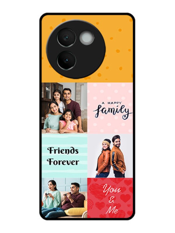 Custom Vivo V30E 5G Custom Glass Phone CaseImages With Quotes Design