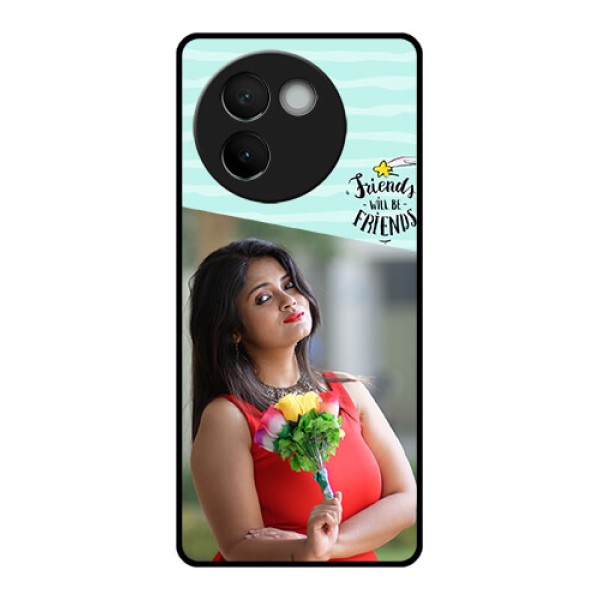 Vivo V30E 5G Custom Glass Phone CaseFriends Picture Icon Design
