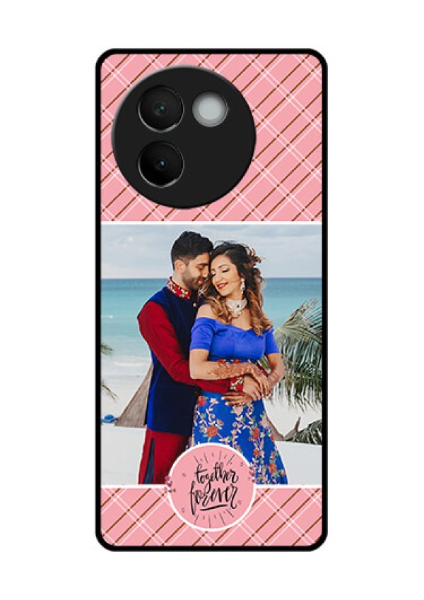 Vivo V30E 5G Custom Glass Phone CaseTogether Forever Design