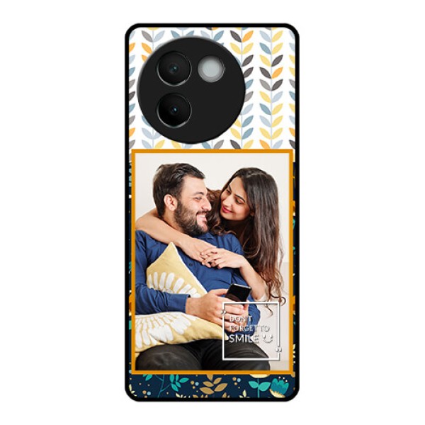 Vivo V30E 5G Custom Glass Phone CasePattern Design