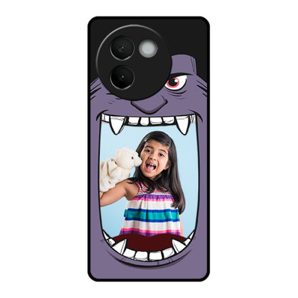 Vivo V30E 5G Custom Glass Phone CaseAngry Monster Design