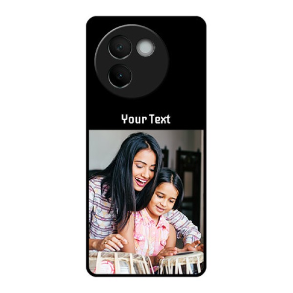 Vivo V30E 5G Custom Glass Phone CasePhoto With Name Design