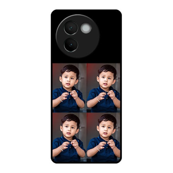 Vivo V30E 5G Custom Glass Phone Case4 Image Holder Design