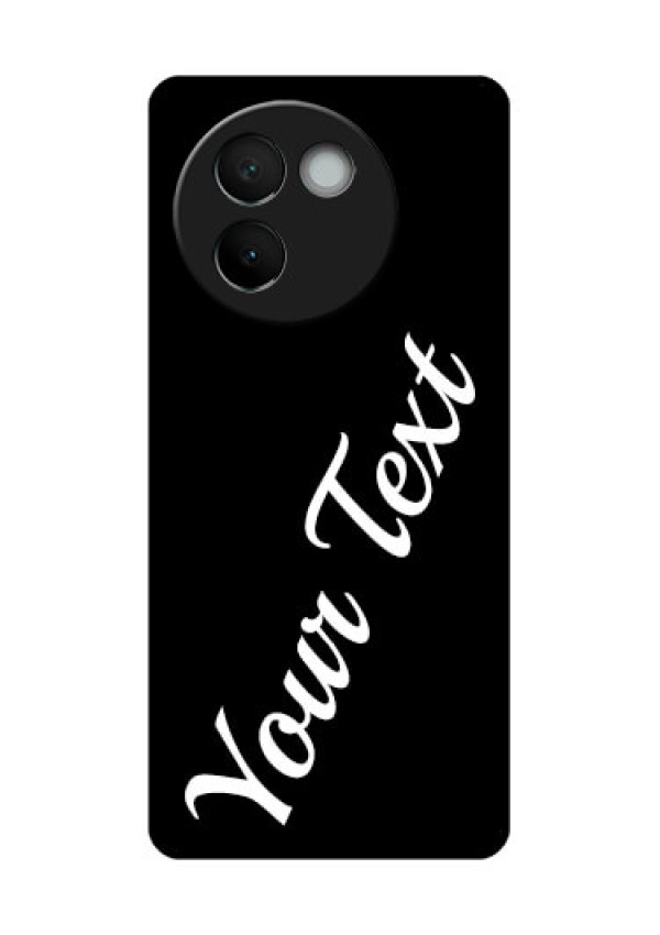 Vivo V30E 5G Custom Glass Phone CaseWith Your Name Design
