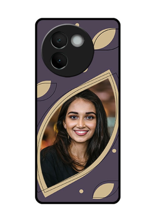 Vivo V30E 5G Custom Glass Phone CaseFalling Leaf Design
