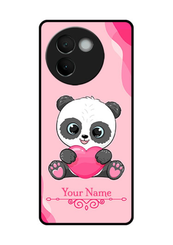 Vivo V30E 5G Custom Glass Phone CaseCute Panda Design