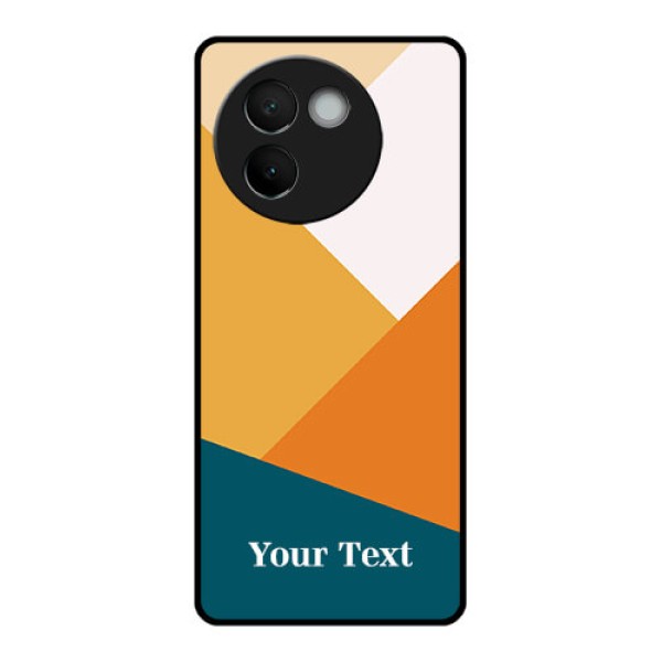Vivo V30E 5G Custom Glass Phone CaseStacked Multi - Colour Design Vivo V30E 5G Custom Glass Phone CaseStacked Multi - Colour Design