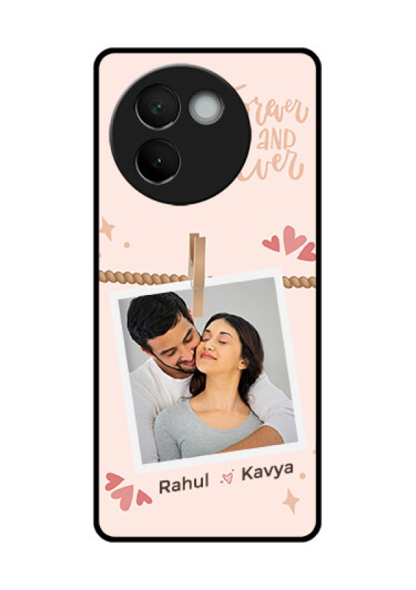 Vivo V30E 5G Custom Glass Phone CaseForever And Ever Love Design