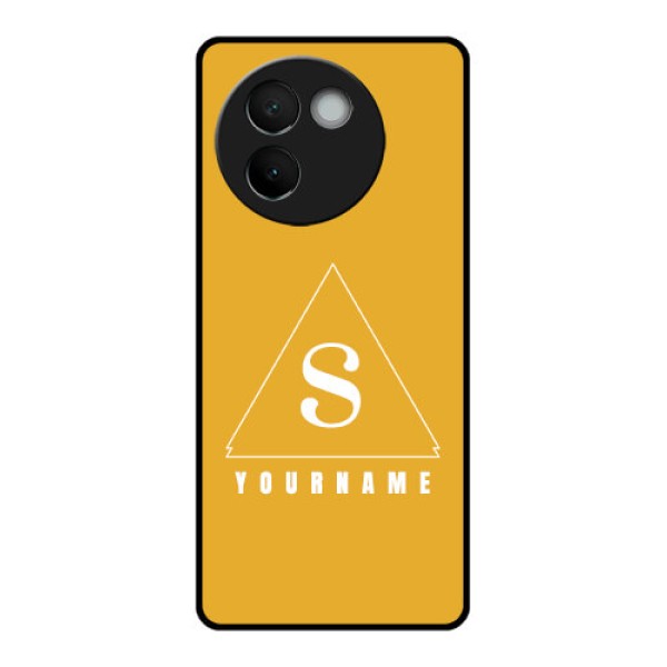 Vivo V30E 5G Custom Glass Phone CaseSimple Triangle Design Vivo V30E 5G Custom Glass Phone CaseSimple Triangle Design