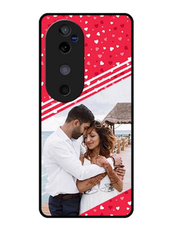 Custom Vivo V40 5G Custom Glass Phone CaseValentines Gift Design