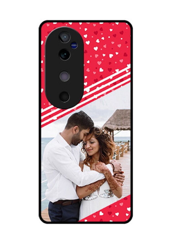 Vivo V40 5G Custom Glass Phone CaseValentines Gift Design