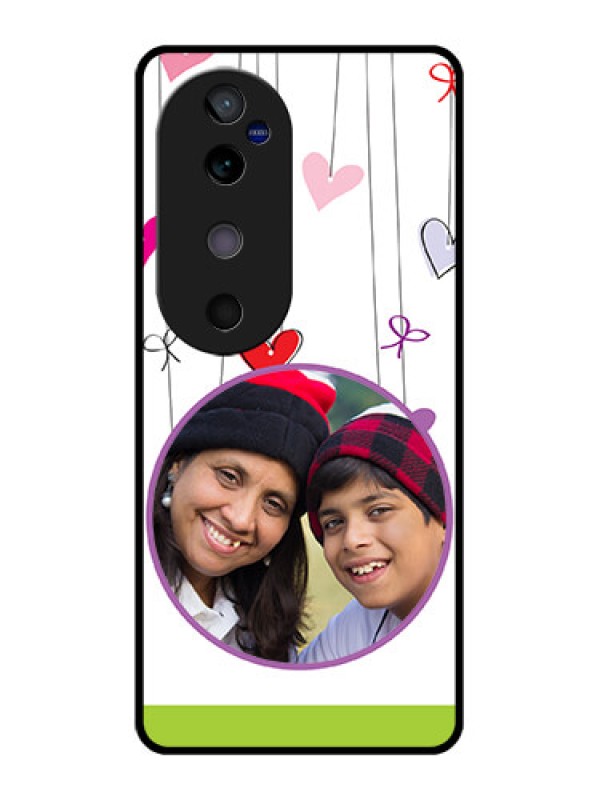 Custom Vivo V40 5G Custom Glass Phone CaseCute Kids Phone Case Design