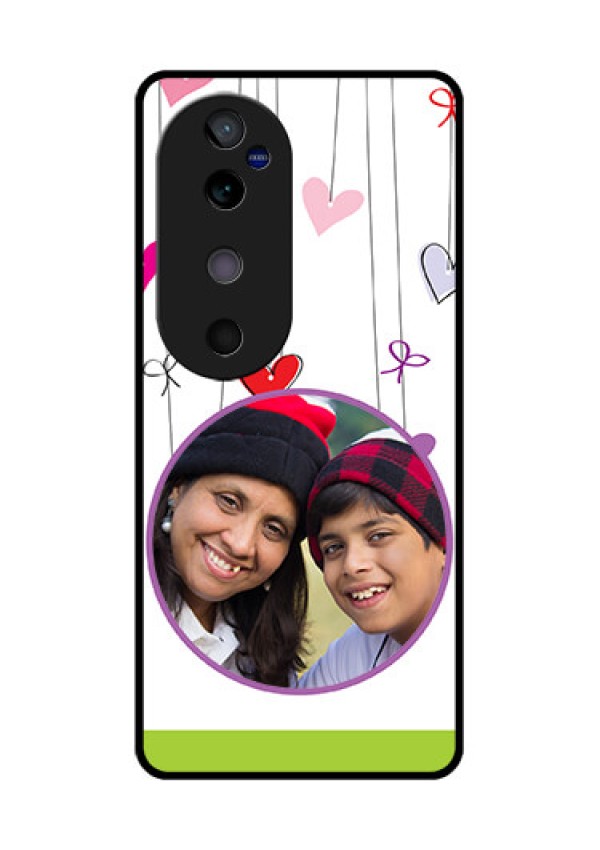 Vivo V40 5G Custom Glass Phone CaseCute Kids Phone Case Design