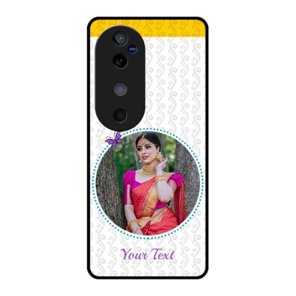 Vivo V40 5G Custom Glass Phone CaseGirls Premium Case Design