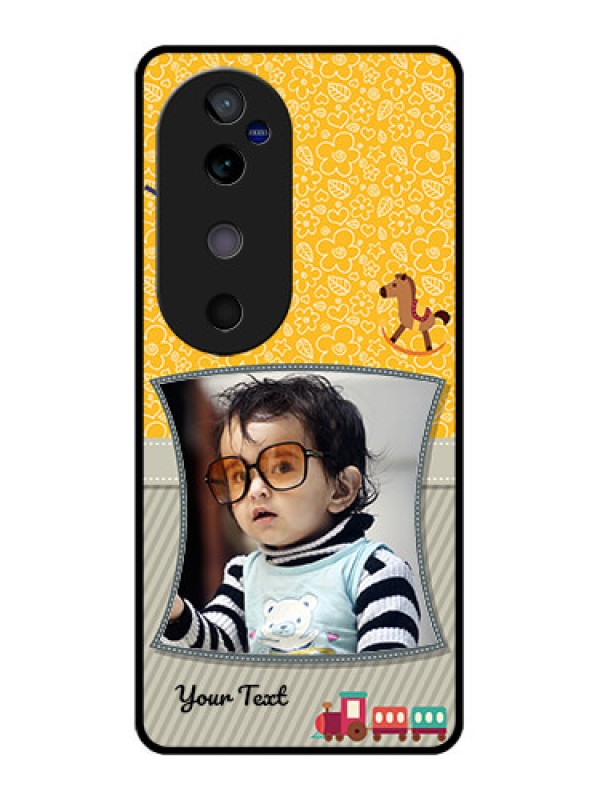 Custom Vivo V40 5G Custom Glass Phone CaseBaby Picture Upload Design