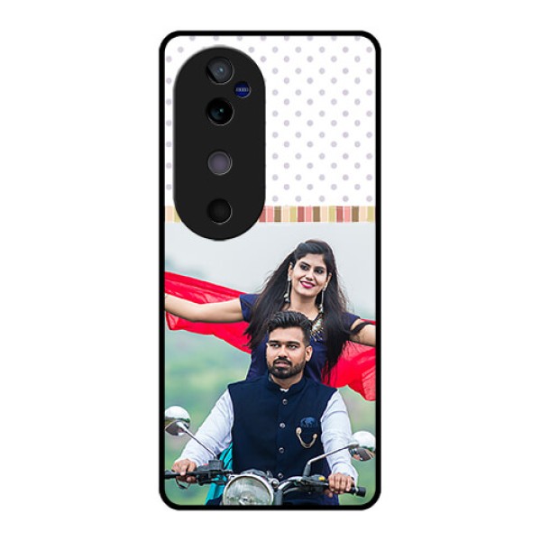Vivo V40 5G Custom Glass Phone CaseCute Family Design