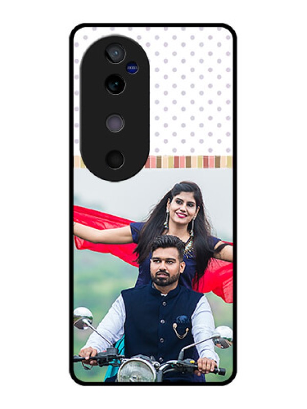 Custom Vivo V40 5G Custom Glass Phone CaseCute Family Design