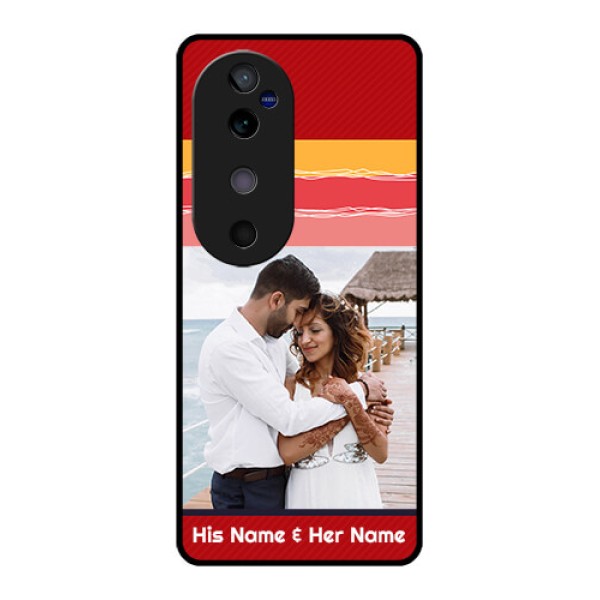 Vivo V40 5G Custom Glass Phone CaseColorful Case Design