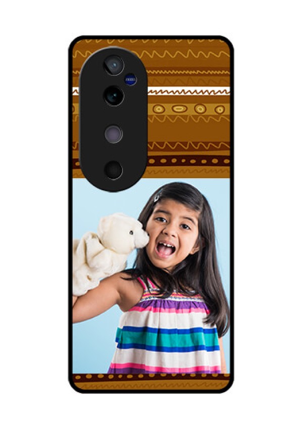 Vivo V40 5G Custom Glass Phone CaseFriends Picture Upload Design
