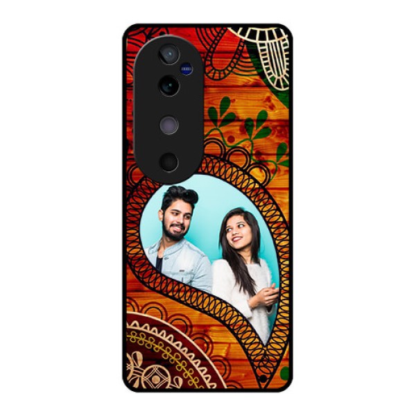 Vivo V40 5G Custom Glass Phone CaseAbstract Colorful Design