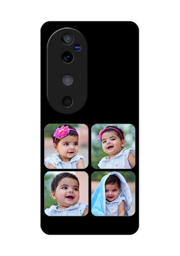 Vivo V40 5G Custom Glass Phone CaseMultiple Pictures Design