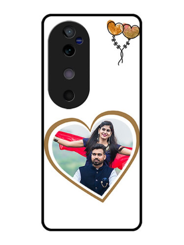 Custom Vivo V40 5G Custom Glass Phone CaseYou and Me Design