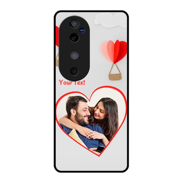 Vivo V40 5G Custom Glass Phone CaseParachute Love Design Vivo V40 5G Custom Glass Phone CaseParachute Love Design