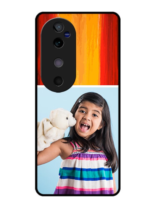Custom Vivo V40 5G Custom Glass Phone CaseMulti Color Design