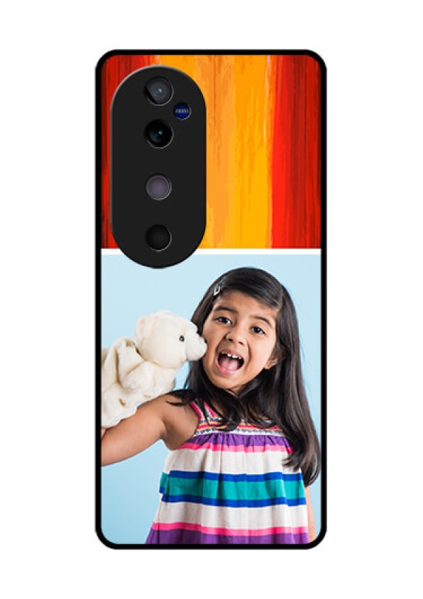Vivo V40 5G Custom Glass Phone CaseMulti Color Design