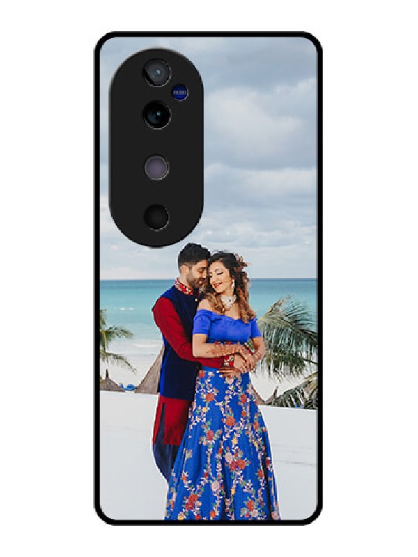 Custom Vivo V40 5G Custom Glass Phone CaseUpload Full Picture Design