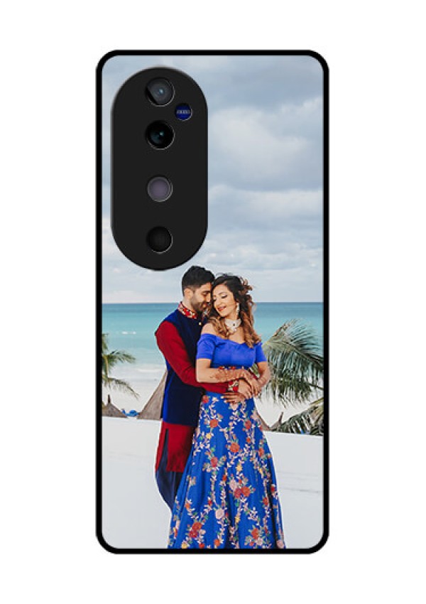 Vivo V40 5G Custom Glass Phone CaseUpload Full Picture Design